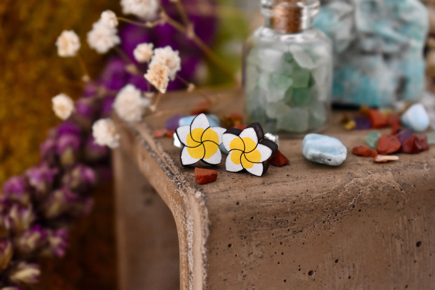 Tropical Flower Studs