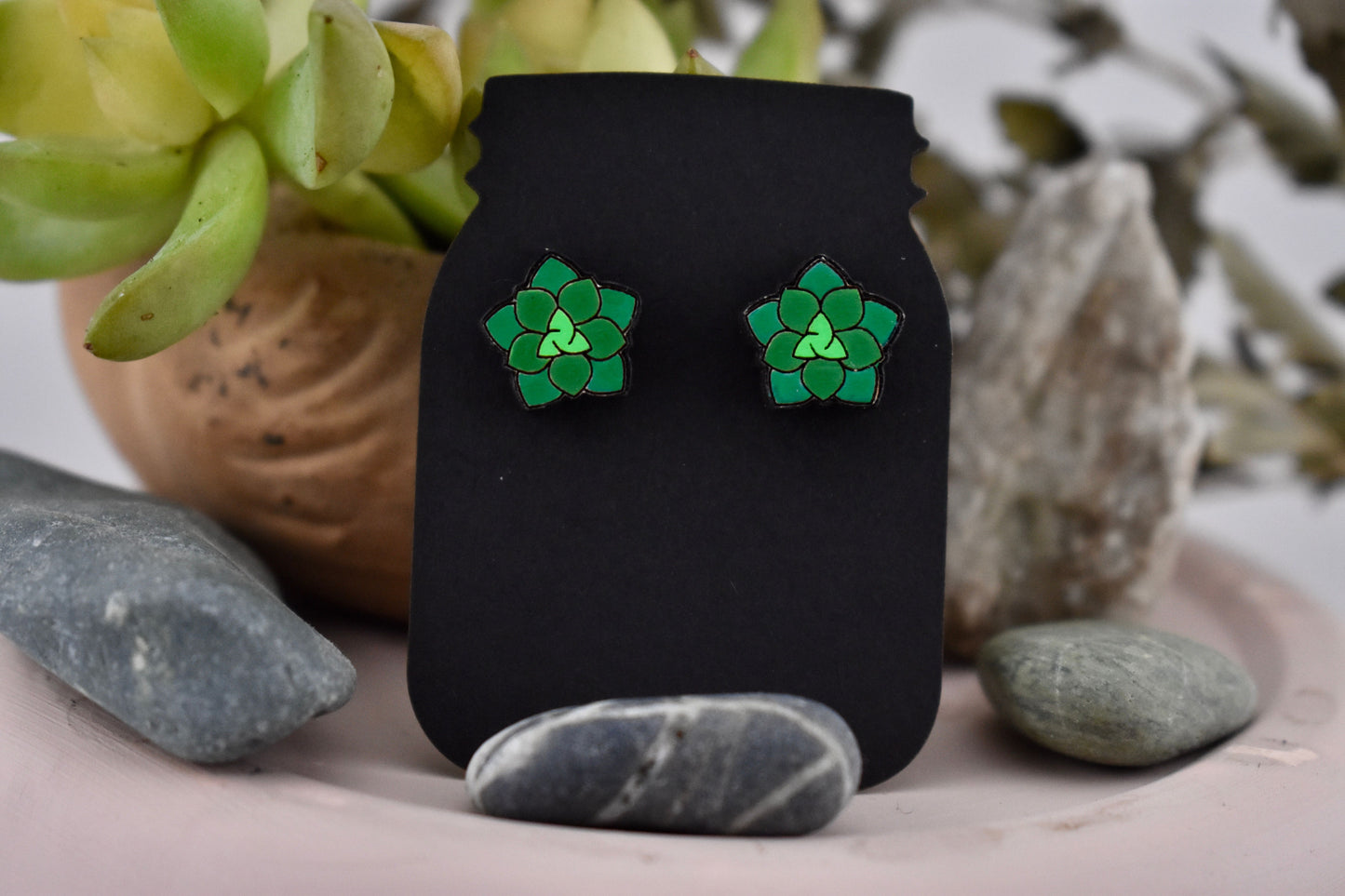 Succulent Studs