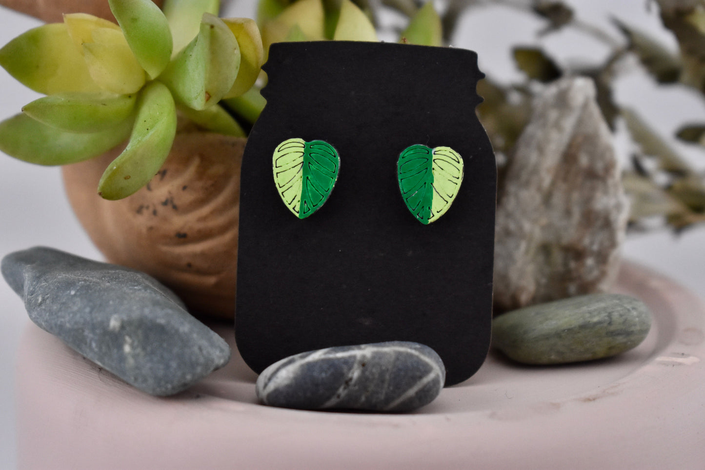 Half Leaf Studs