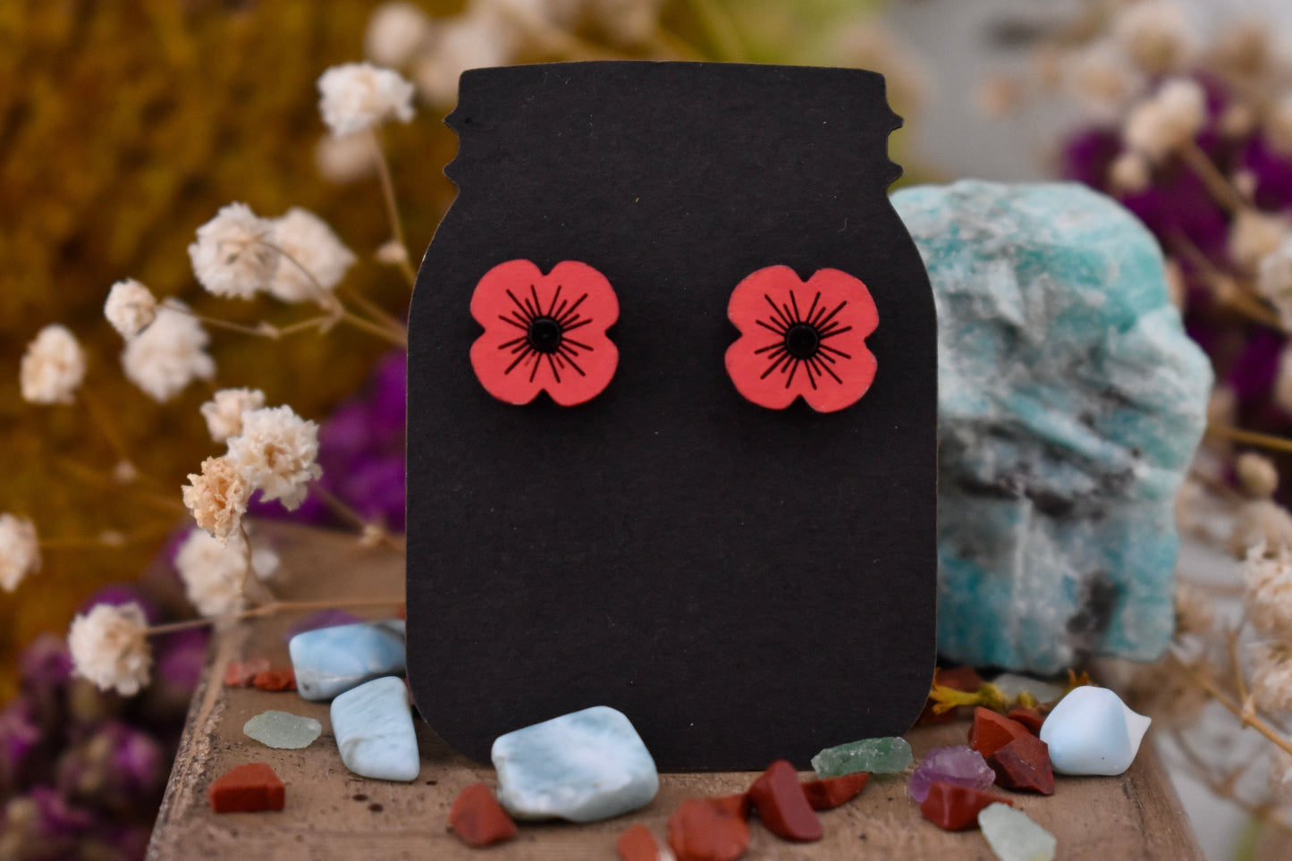 Poppy Studs
