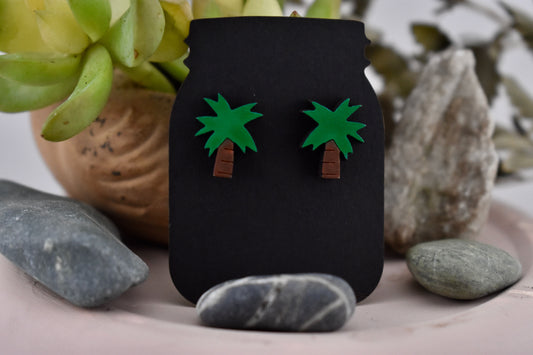 Palm Tree Studs