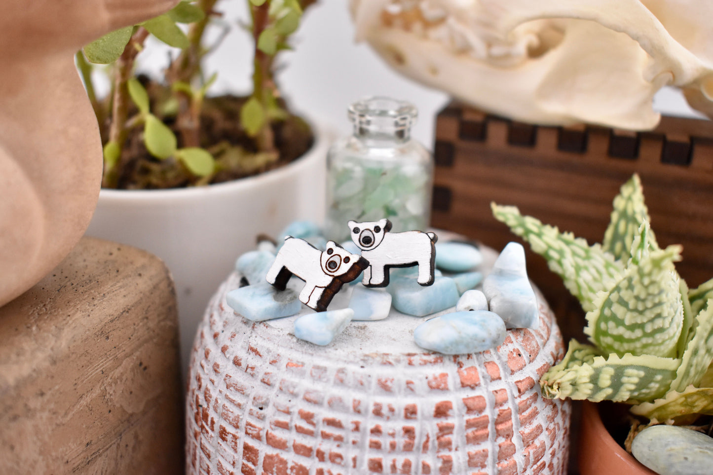 Polar Bear Studs