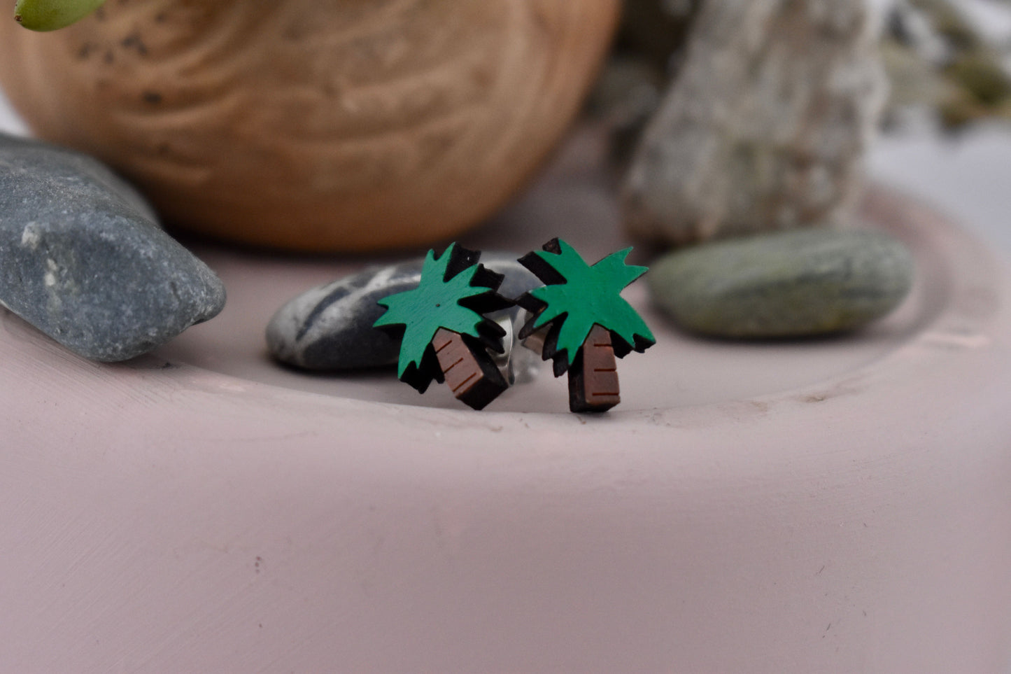 Palm Tree Studs
