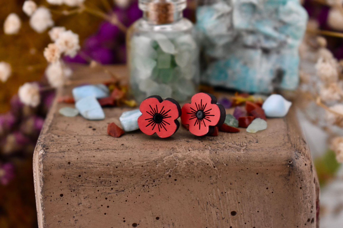 Poppy Studs