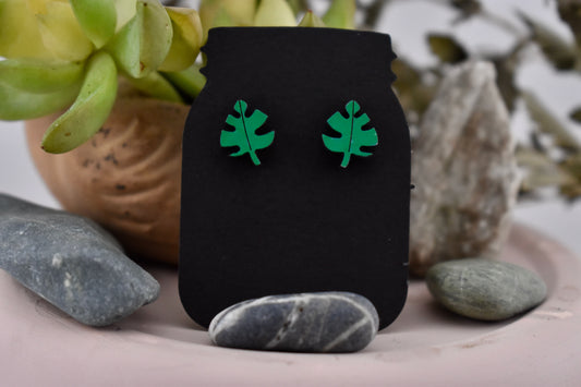 Split Leaf Studs