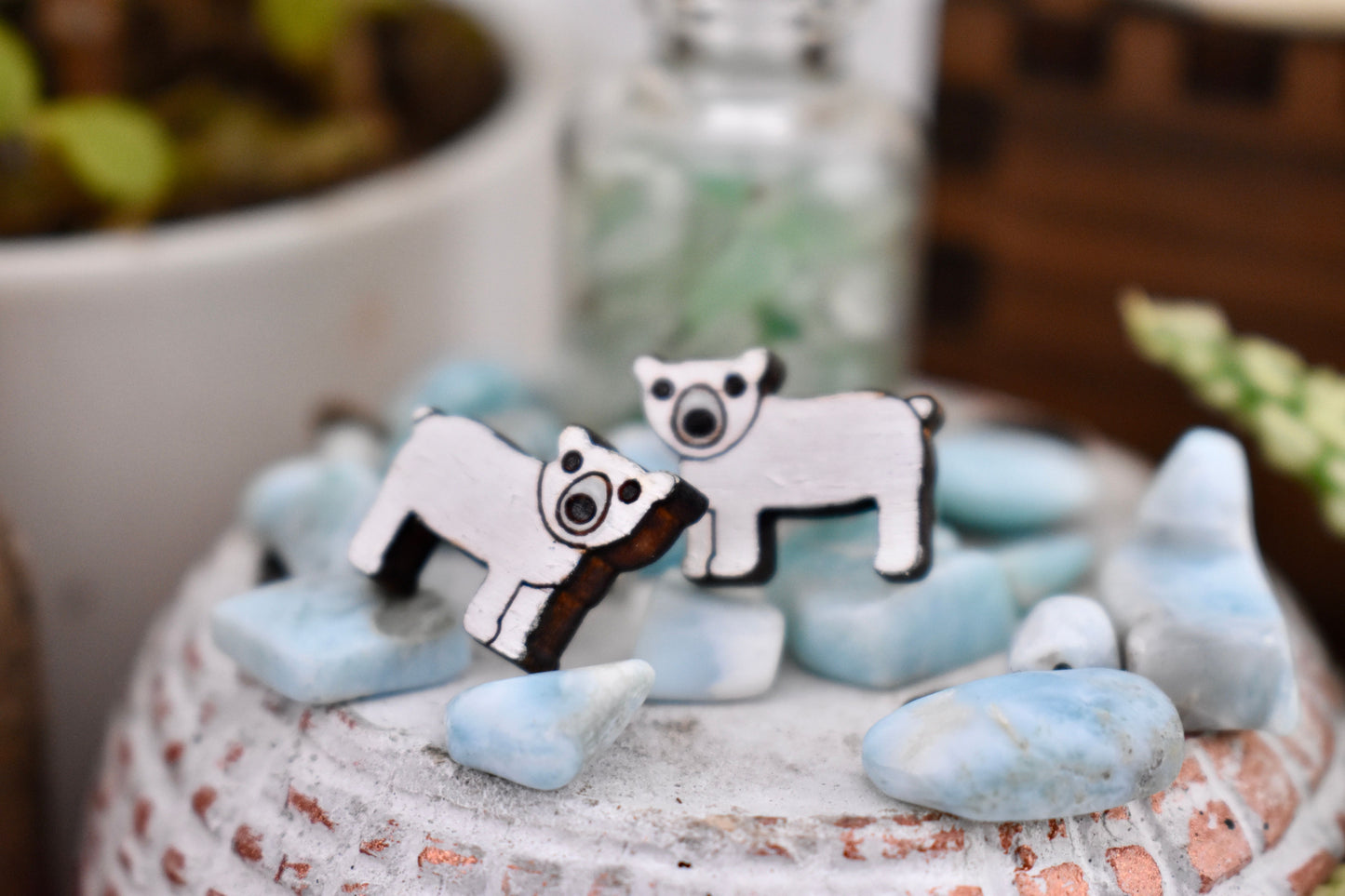 Polar Bear Studs