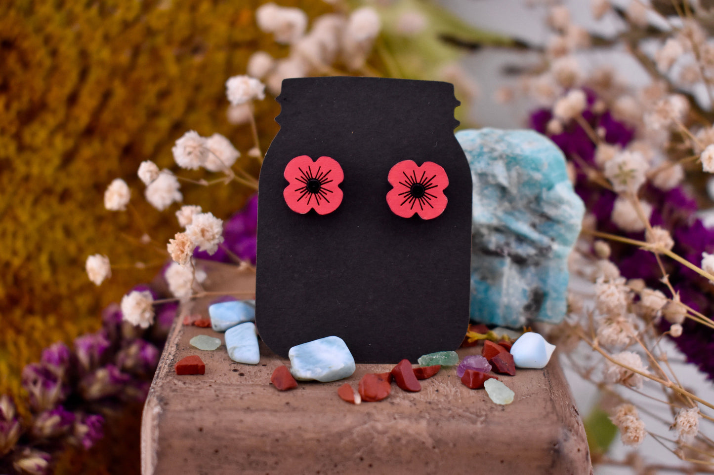 Poppy Studs