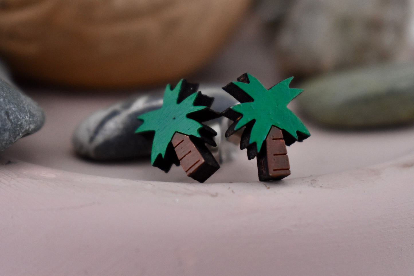 Palm Tree Studs