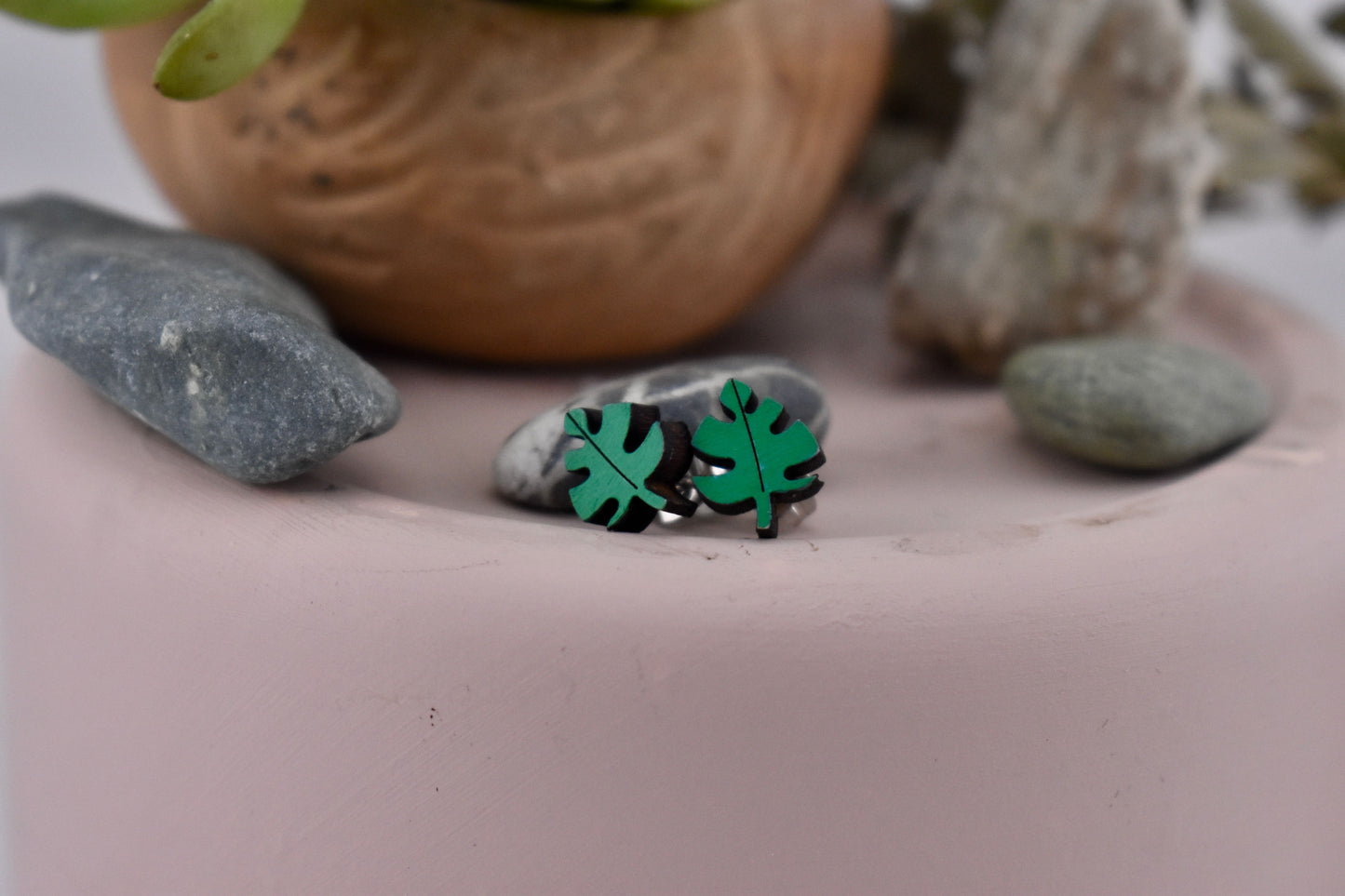 Split Leaf Studs