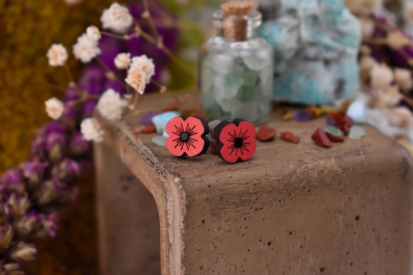 Poppy Studs