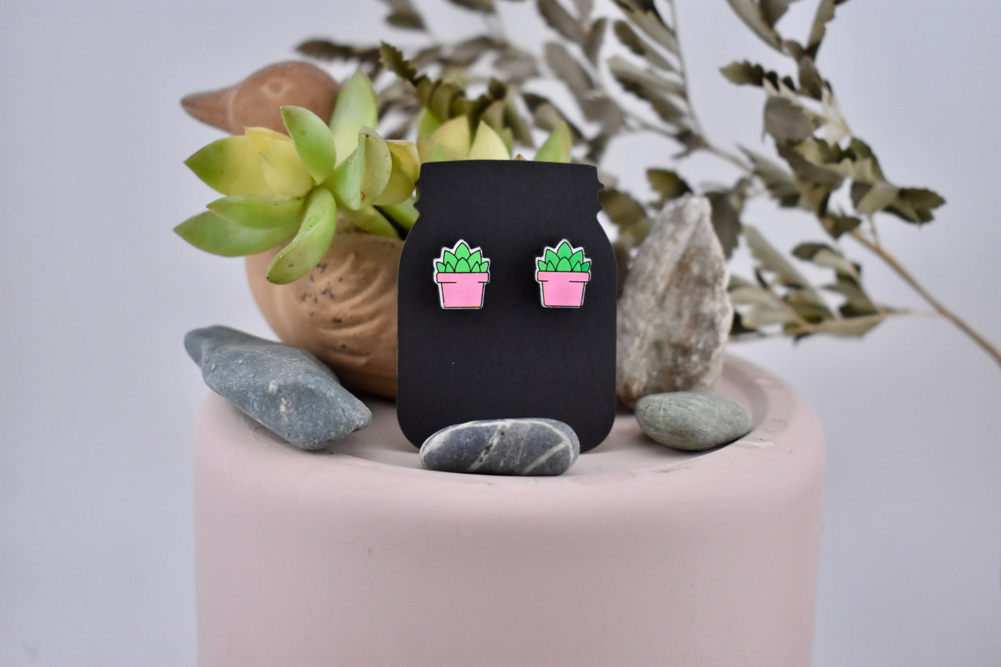 Planted Succulent Studs