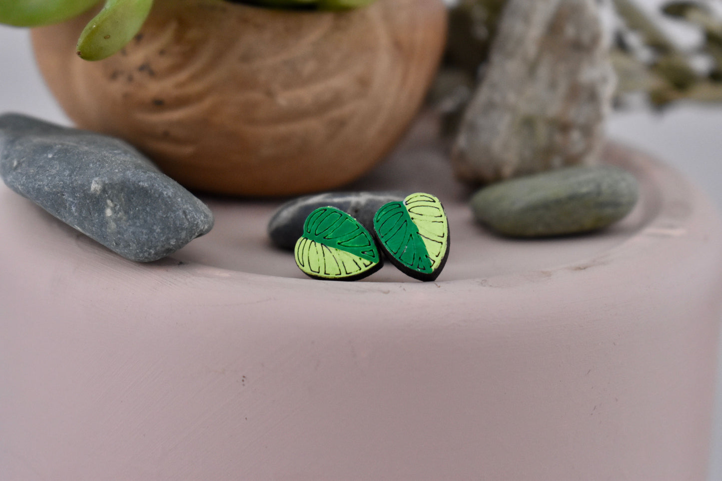 Half Leaf Studs